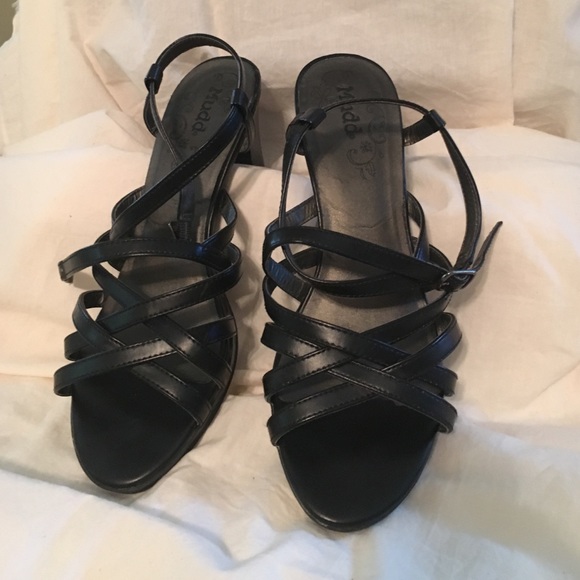 Black  Mudd heels