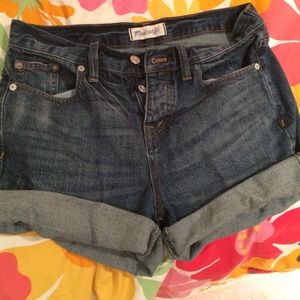 Madewell High waisted Jean Shorts
