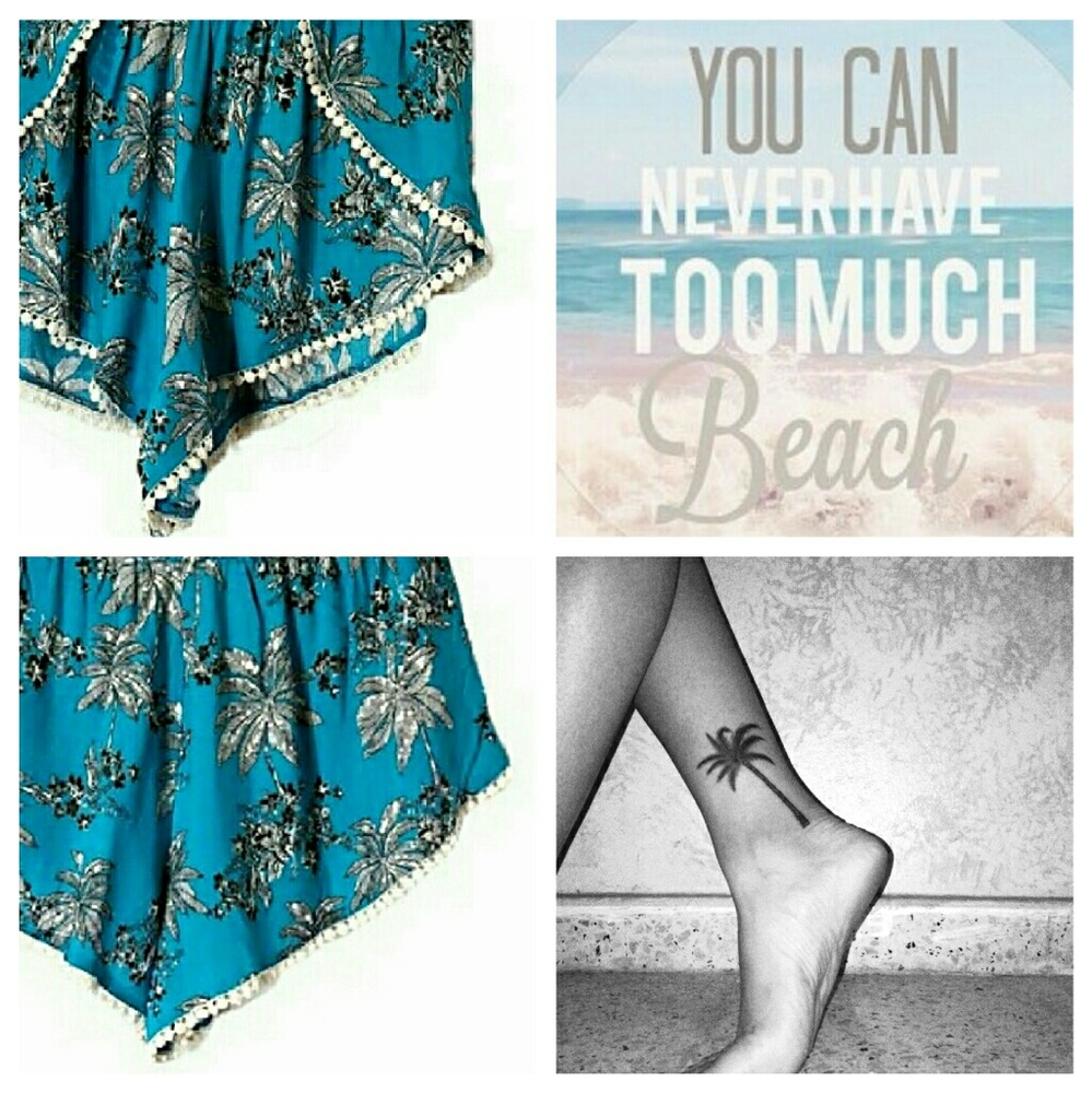 The Palms Shorts Turquoise