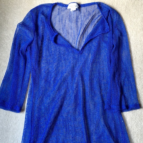 Sequin beach cover up