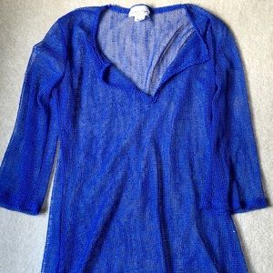 Sequin beach cover up