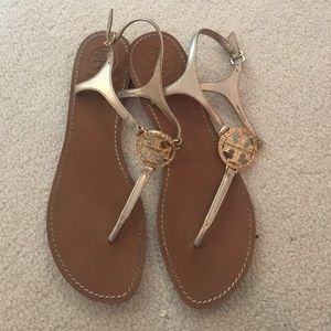 Tory burch jeweled flats