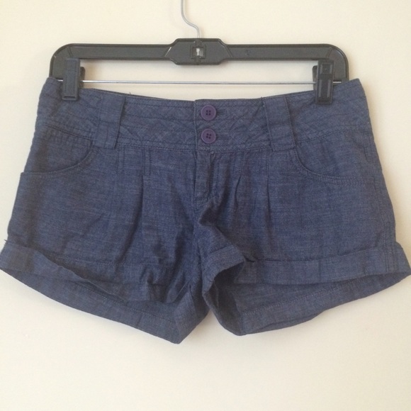 Flying tomato navy blue mini shorts