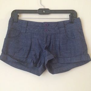 Flying tomato navy blue mini shorts