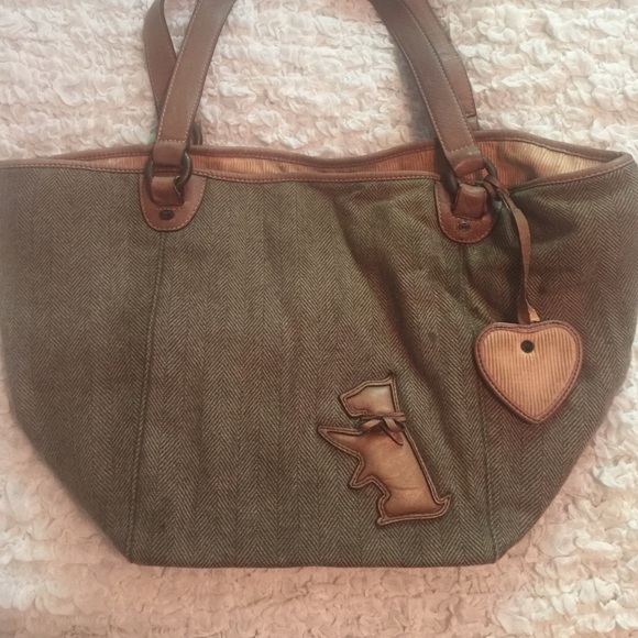 Juicy couture herringbone tote