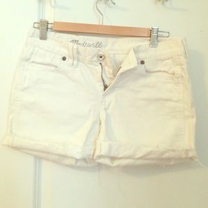 White Madewell Denim Shorts!