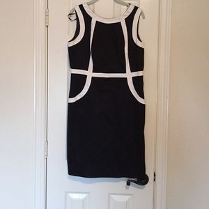 Worthington black/white dress