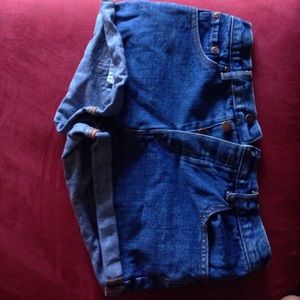 Button down Jean/mom shorts