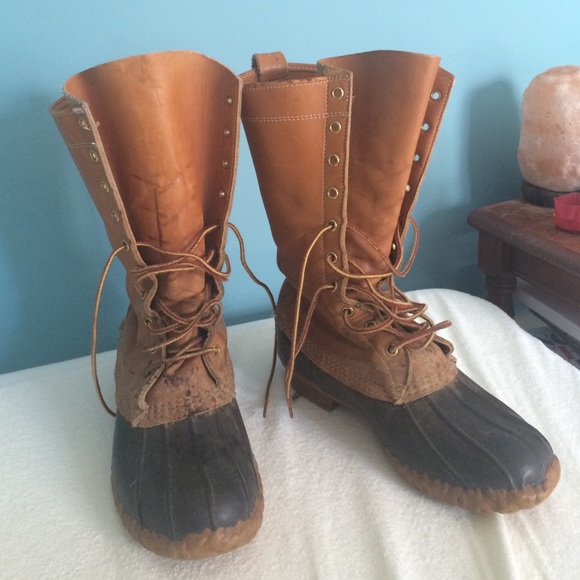 LL Bean Vintage Tall Duck Boots, Sz. 9-9.5