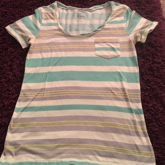 Striped tshirt with pocket