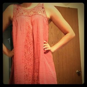 Maurices shift dress with lace and crochet