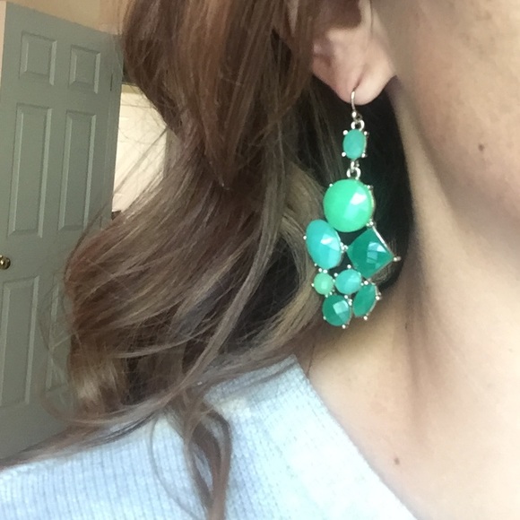 LOFT Jewelry - NWOT LOFT Emerald Earrings