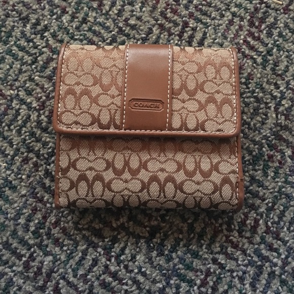 Brown coach wallet