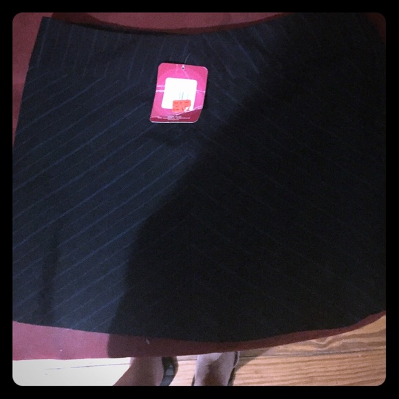 Pinstripe skirt