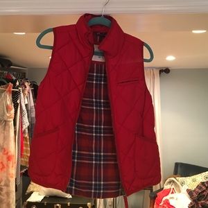 Red Quilted Vest