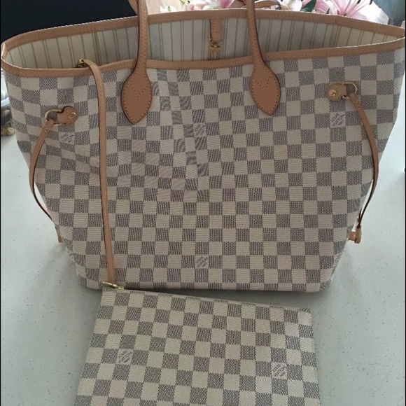 🚫SOLD🚫Louis Vuitton Neverfull MM Damier Azur