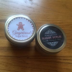 Gingerbread + Peppermint Sugar Scrub 😊