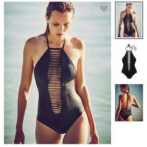 Victoria Secret High-Neck Strappy One-piece