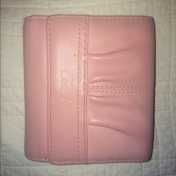 Pink coach wallet
