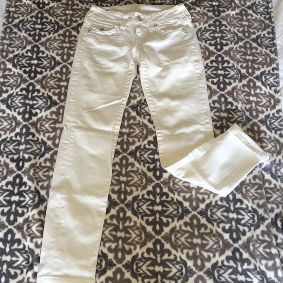 True Religion White Denim Jeans