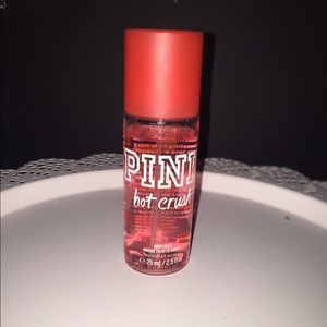 pink "hot crush" body mist