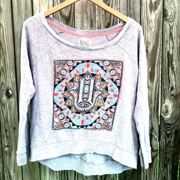 Billabong Tribal Crop Sweater