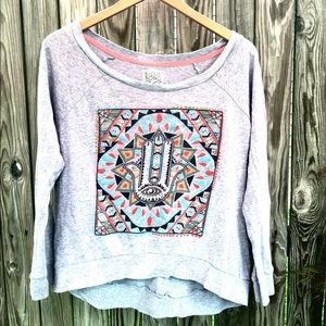 Billabong Tribal Crop Sweater