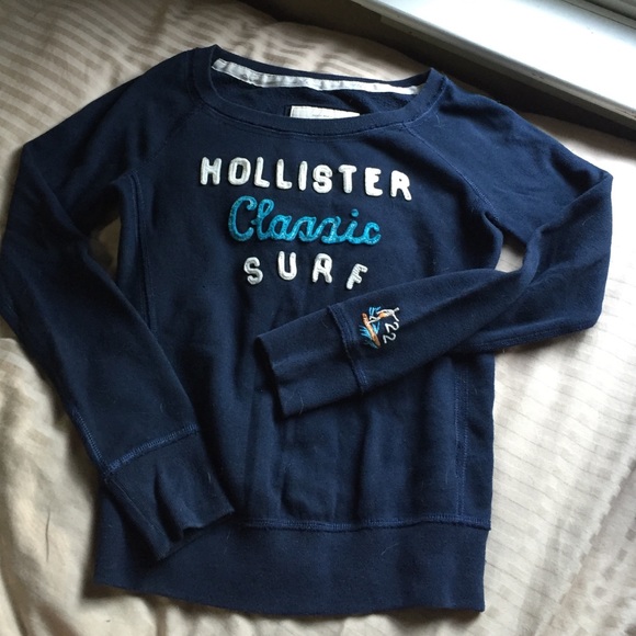 Hollister sweatshirt - Navy blue