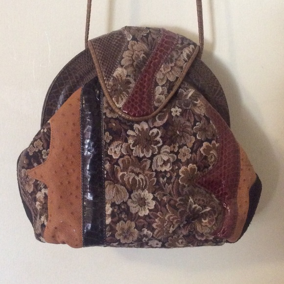 Towanny snake skin bag