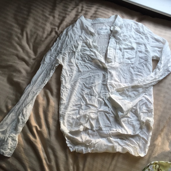 White long sleeve Aeropostale blouse