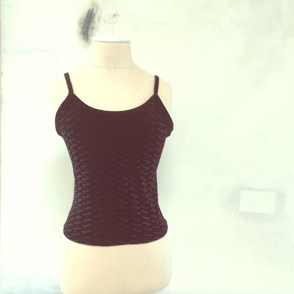 Vintage 90s Velvet Top