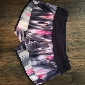 Lululemon speed shorts laser cut