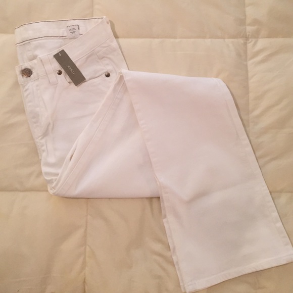 J Crew White Denim