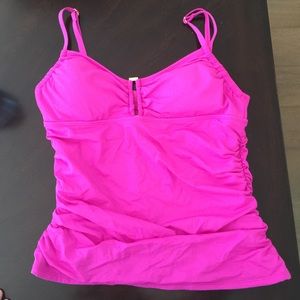 Apt. 9 hot pink tankini. Large