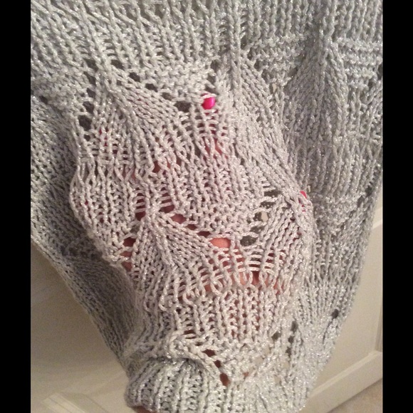 Silver Glittery Sexy Top - Picture 3 of 4