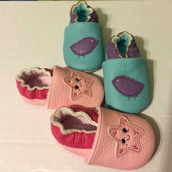 $5 Judanzy infant soft shoes size 3 baby girl - Picture 1 of 3