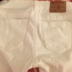 True Religion Skinny Casey Jeans in White