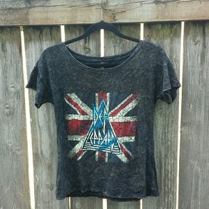 Distressed Band Tee