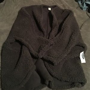 Fleece cardigan