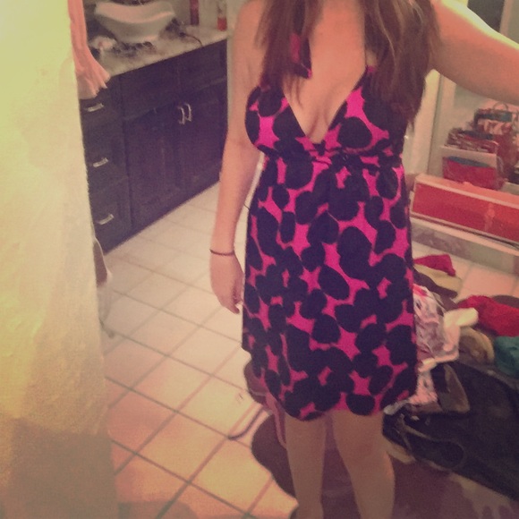 Medium pink and black