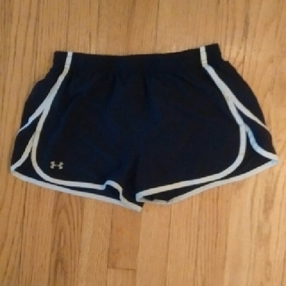 Under Armour black running shorts