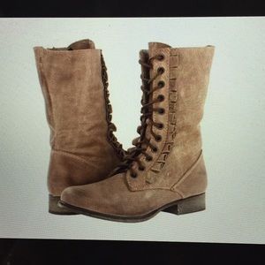 Betsy Johnson Taupe Litza Boots