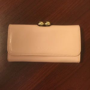Authentic Ted Baker light pink wallet