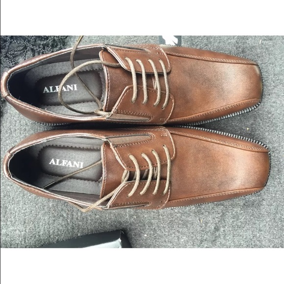 Alfani Brown Dress Shoes Men's Size 10 M