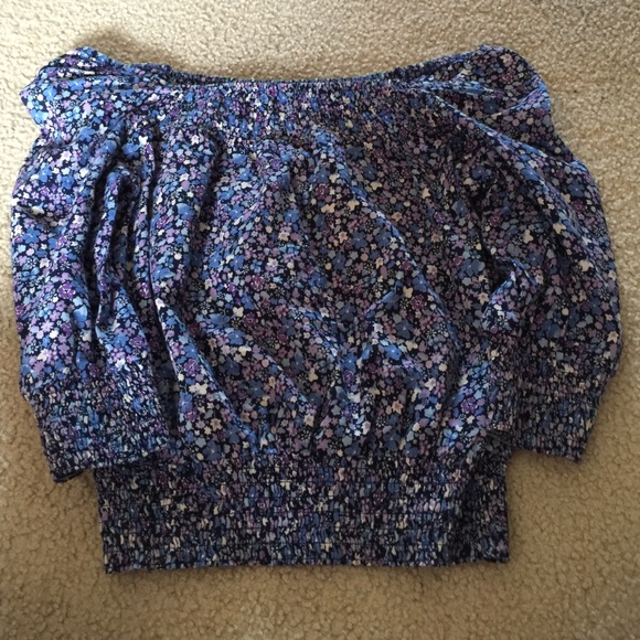 Off the shoulder crop top