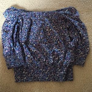 Off the shoulder crop top