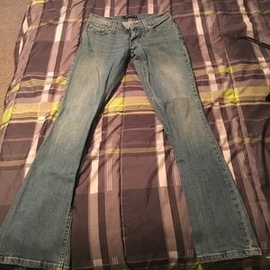 Super low rise Levis