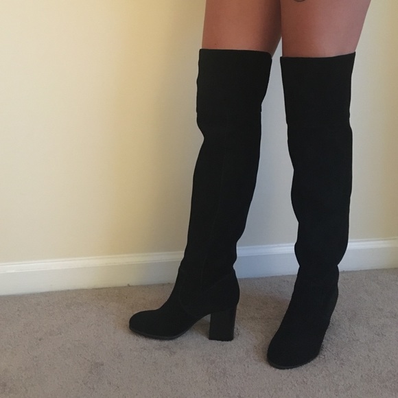 Jessica Simpson thigh high suede boots - Picture 3 of 3