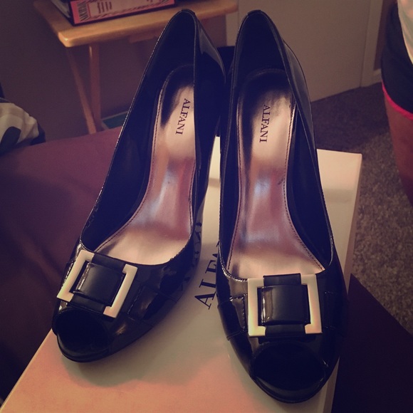 Black alfani heel