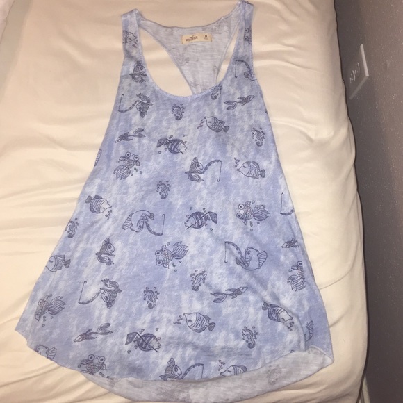 Denim Colored Hollister Tank!